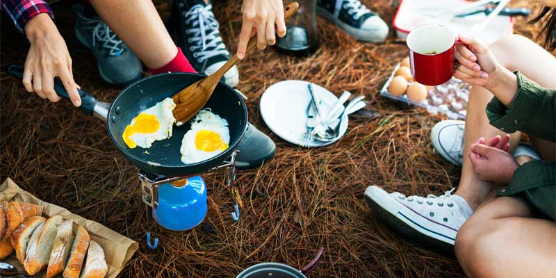 No oblidis la teva bombona campingaz per a muntar la teva pròpia cuina de càmping